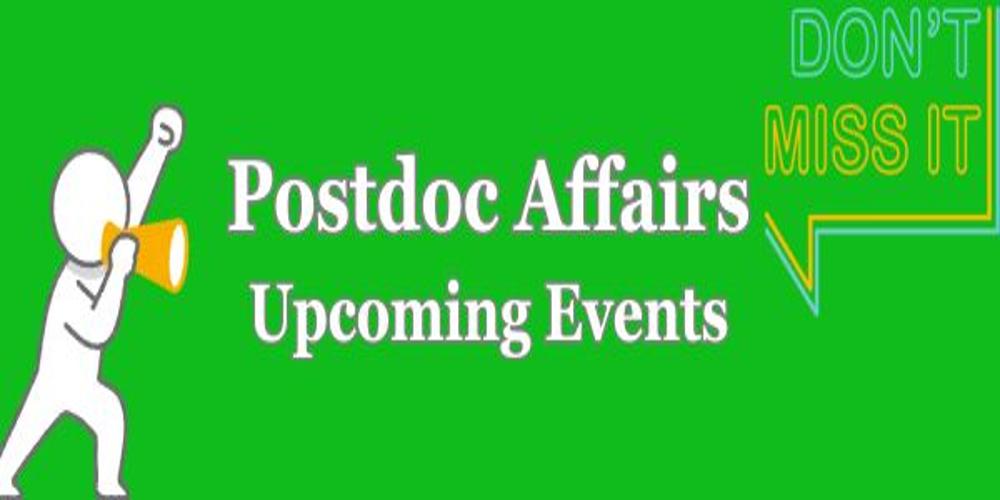 Postdoc Upcoming Events