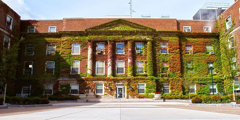 Front Entrance of Weiskotten Hall