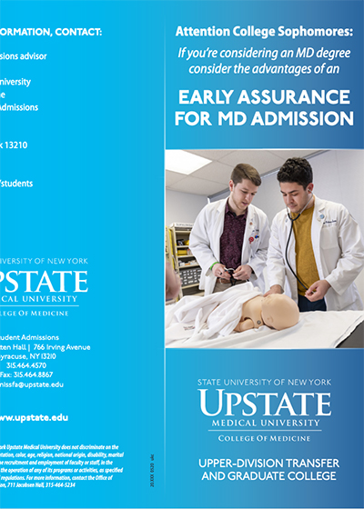 Early Assurance for MD Admission