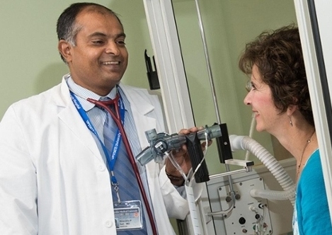 Doctor Sah in hospital setting