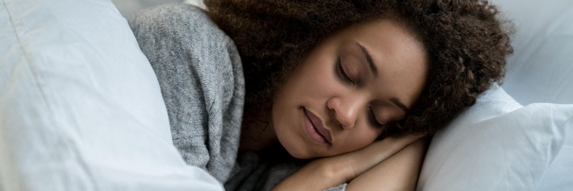 Woman asleep
