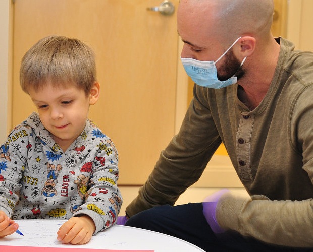 Patient with healthcare provider