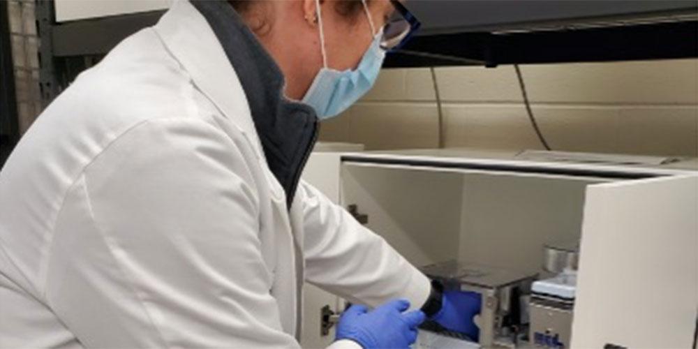 Lab worker