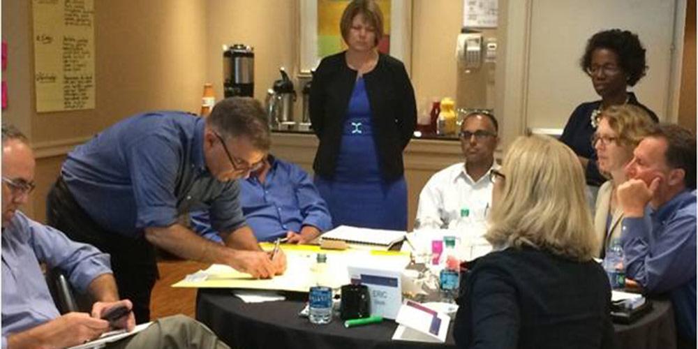 June 2016, Strategic Foundations participants worked together to learn about the Balanced Scorecard methodology.
