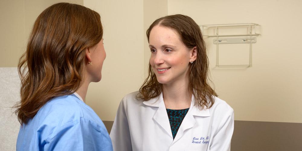 Dr Lisa Lai with patient