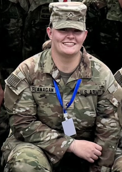 Caitlin Flanagan in Uniform in Mongolia