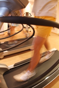 exercise Exersize on a jogging machine