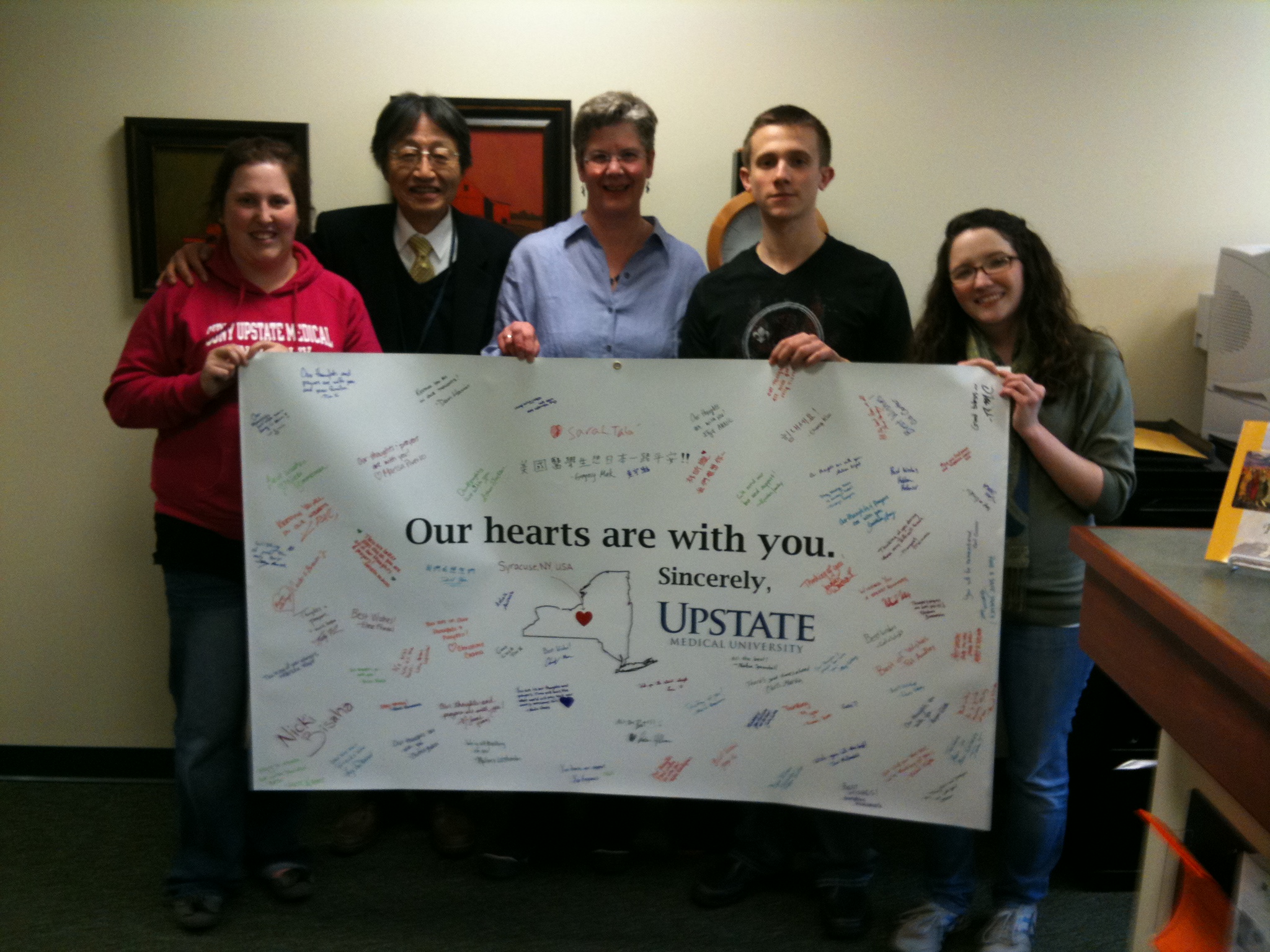Upstate students, HK, KFL-banner 4-1-11 Upstate students, HK, KFL-banner 4-1-11