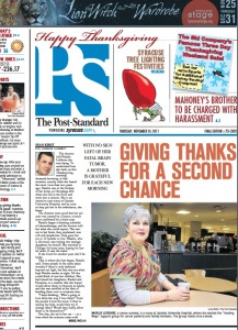 thurs Post Standard thanksgiving issue