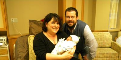 Meet baby Henry, the first baby born at Upstate in 2012