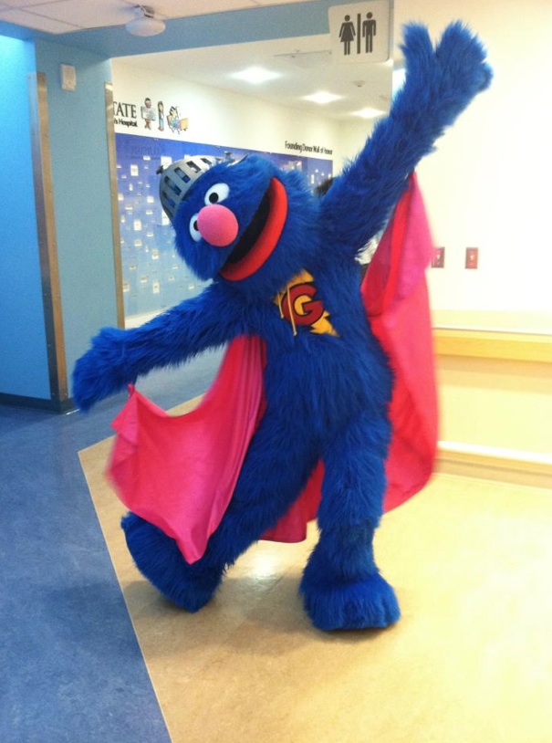 grover It's Super Grover! Photo by Kathleen Paice.