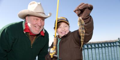 Dave Sikora stays active by fishing weekly all year round