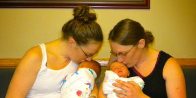 Twin sisters deliver baby boys on same day at Upstate