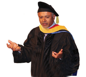verghese Abraham Verghese MD, a professor at Stanford University School of Medicine, received an honorary degree at Upstate Medical University‘s School of Medicine graduation this year.