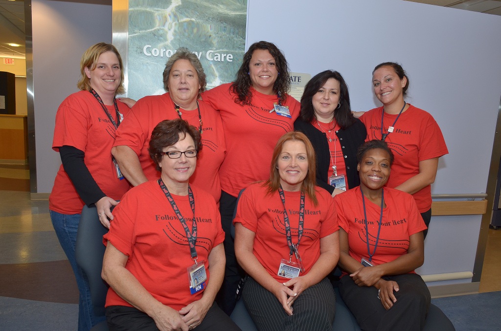 UHCoronaryCareNurses Award-winning nurses (from top left): Michelle Frankfurter, Pat Richardson, Liz Urban, Despina Garcia, Jamie Waterstripe, and (from bottom left): Alicia Taylor, Nancy Markowski and Juanita Hicks.
