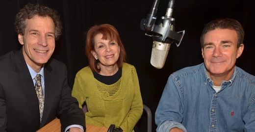 The HealthLink on Air team of psychologist Rich O'Neill Phd, host Linda Cohen and producer Steve Marks.