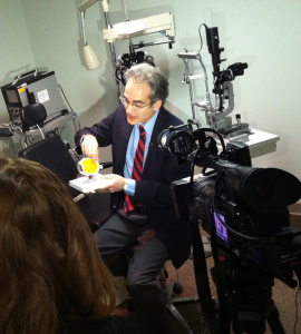 Anthony Andrews, MD, during the interview with YNN's Katie Gibas.