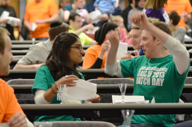 Match Day was March 15. Photo by Bill Mueller.