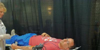 Hospital workers, families of patients donate at Blood Drive
