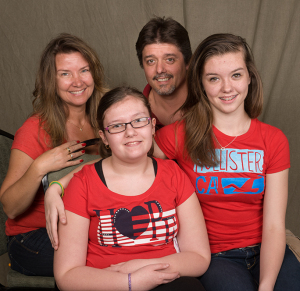 Ashlyn Ratliff, 11, of Brewerton was diagnosed with 22q this spring. She is pictured with her parents and sister.