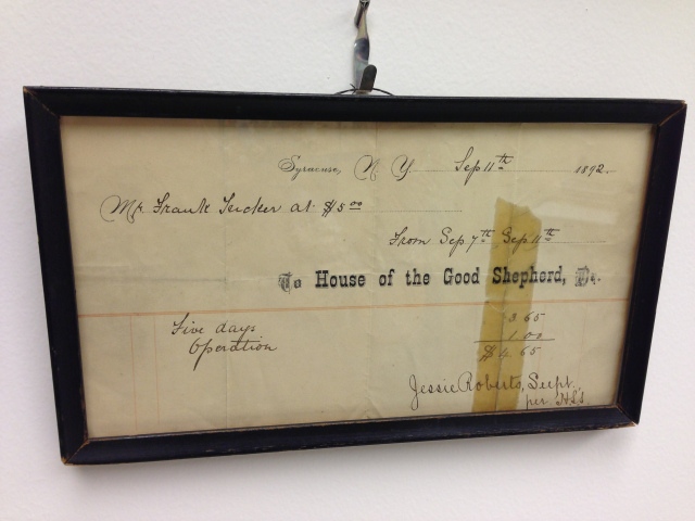 This is part of the historical collection at Upstate's Health Sciences Library.