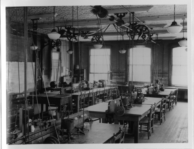 The old physiology-pharmacology lab.