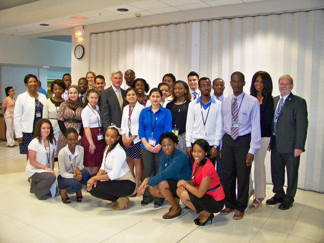 Starting July 1, 24 college students from the city of Syracuse will begin their summer Synergy/Mercy Works internships at Upstate Medical University.