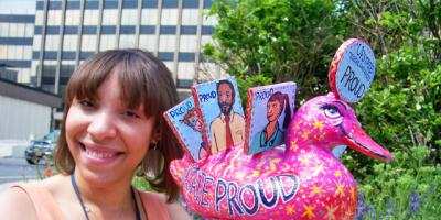 Team Upstate's duck has a 'Proud to Know' theme