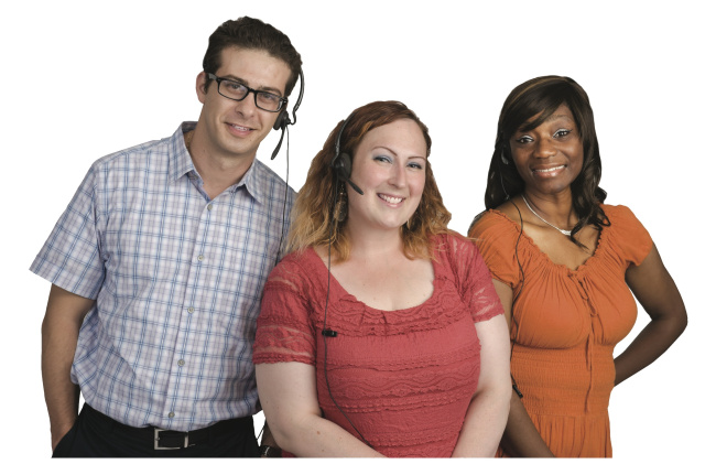 Among the Upstate Connect staff are Nimer Shehadeh, call center representative, Kari Fitzgerald, MD Direct manager, and Jewel Hunter, call center manager.