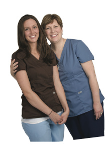 Megan Havener and her mother, Deborah Havener. Photo by Susan Kahn.