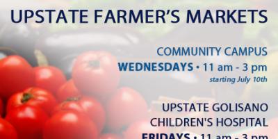 Upstate Farmer's Markets begin this week