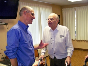 Speaking with Dr. Ciaccio after the presentation, Maple Downs resident Joseph Papini was proud to explain that his son and daughter-in-law work at Upstate‘s rehabilitation therapy unit.