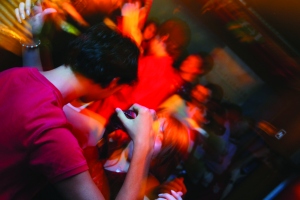 Danging at party