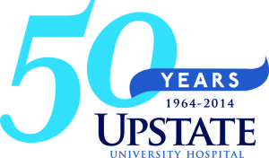 50 years of upstate logo