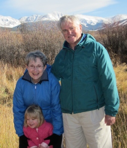 Dr. and Mrs. Berman and granddaughter, Zanna, in 2013.
