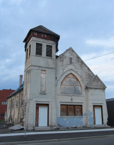 Former AME Zion church building, 711 E. Fayette St.