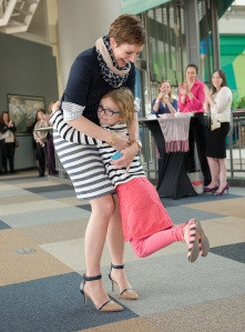 LaFave with her daughter,