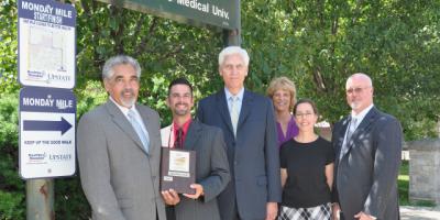 Walking program helps Upstate earn American Heart award