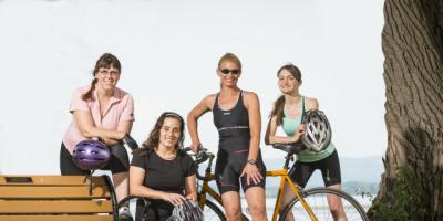 Training for Iron Girl Triathlon helped them stay healthy