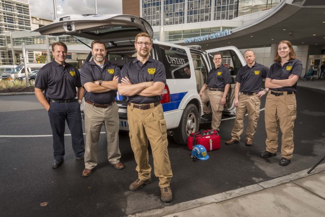 Meet the Team: Upstate Squad 1, David Landsberg, MD, Christian Knutsen, MD, Derek R. Cooney, MD, Chris Tanski, MD and Jeremy Joslin, MD.