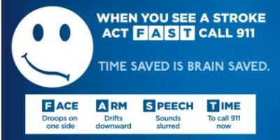 Sudden weakness, numbness, trouble speaking or seeing? Quickly get to hospital for stroke evaluation