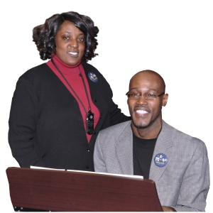 Chenille Jones-Moore and her husband, Brian Moore, the children of the men shown above, perceive smoking as a war and encourage people not to voluntarily enlist.