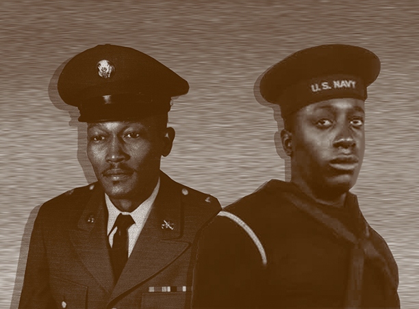 Charles E. Moore (left) and Isiah Ike Jones, both deceased, were the parents of two Upstate employees who make an annual donation to the Cancer Center in their honor.