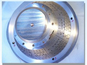 Interior view of the gamma knife.