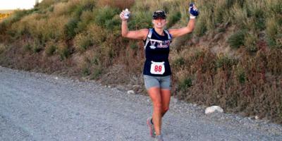 She just goes: Ultramarathons have her running 100 miles at a stretch