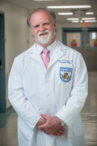 An experienced kidney, liver, pancreas and intestinal transplant surgeon, Rainer Gruessner, MD, joined Upstate last fall as the division chief of transplant services. (PHOTO BY ROBERT MESCAVAGE)