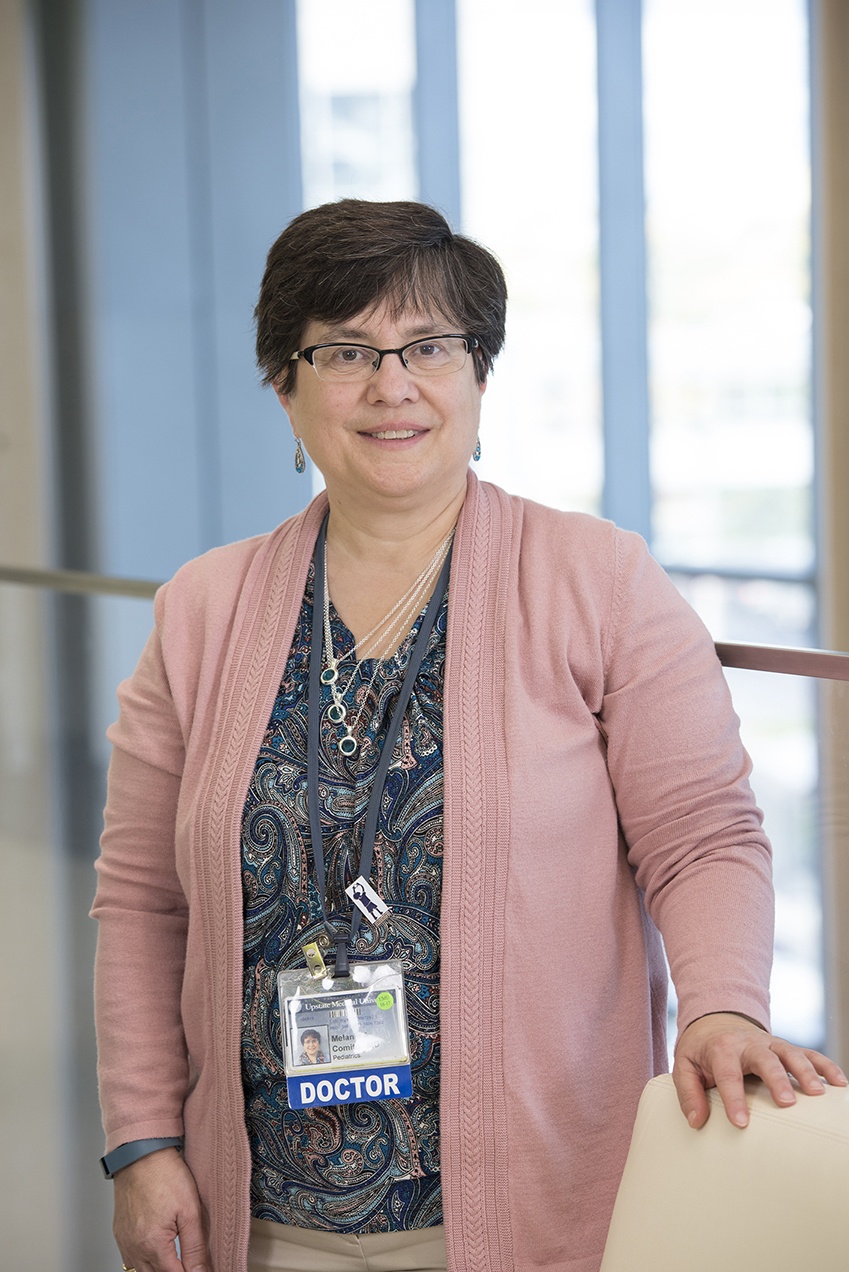 Melanie Comito, MD, Upstate's chief of pediatric hematology and oncology. (PHOTO BY SUSAN KAHN)