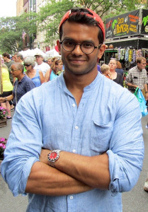 Raghib Siddiqui is a first-year medical student at Upstate. (PHOTO BY SUSAN KEETER)