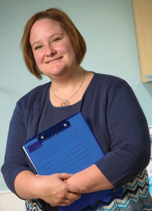 Holly Briere is a nurse navigator who helps patients with cancers of the liver, gallbladder and pancreas