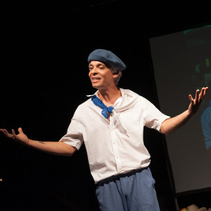 In the program to his show, Hernández tells his audience: These stories are my gift to you. If you want to cry, cry. If you want to laugh, laugh. But I want to be sure that you leave the theater with part of my essence, my being, my soul. Above and below are some of the costumes he wears in the production. (PHOTOS BY SUSAN KAHN)